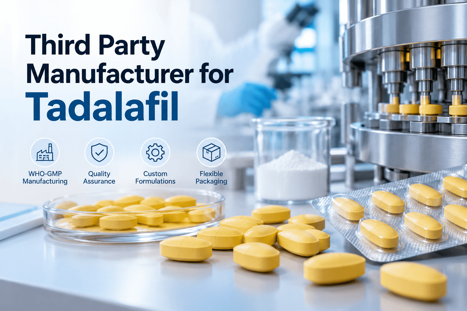 Tadalafil Manufacturing Requirements for Pharmaceutical Brands