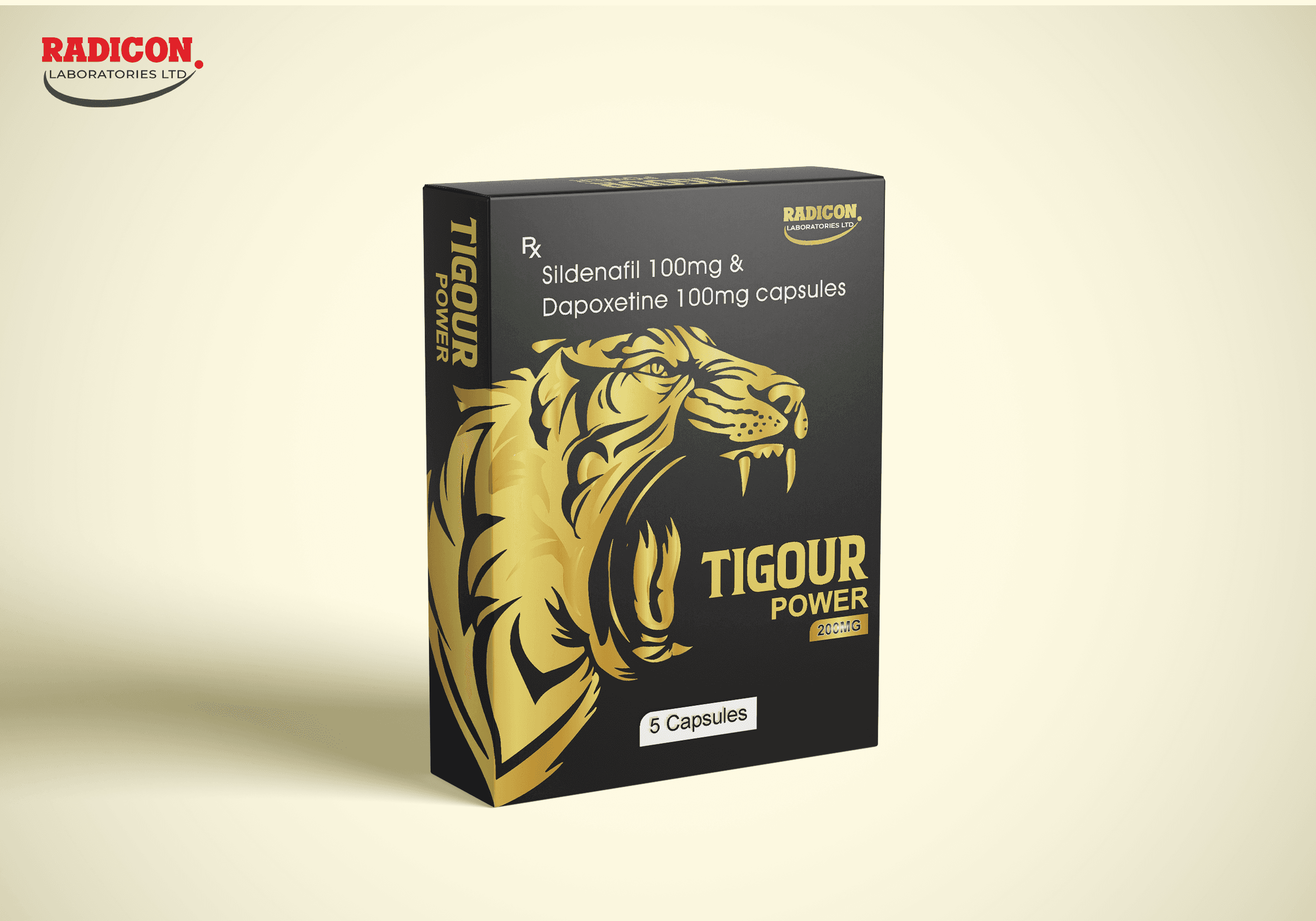 TIGOUR POWER 200mg Capsules
