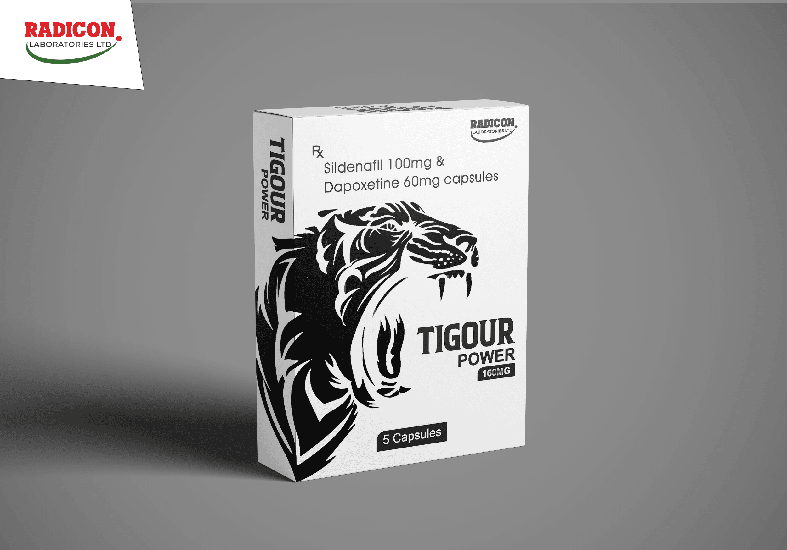 TIGOUR POWER 160mg Capsules