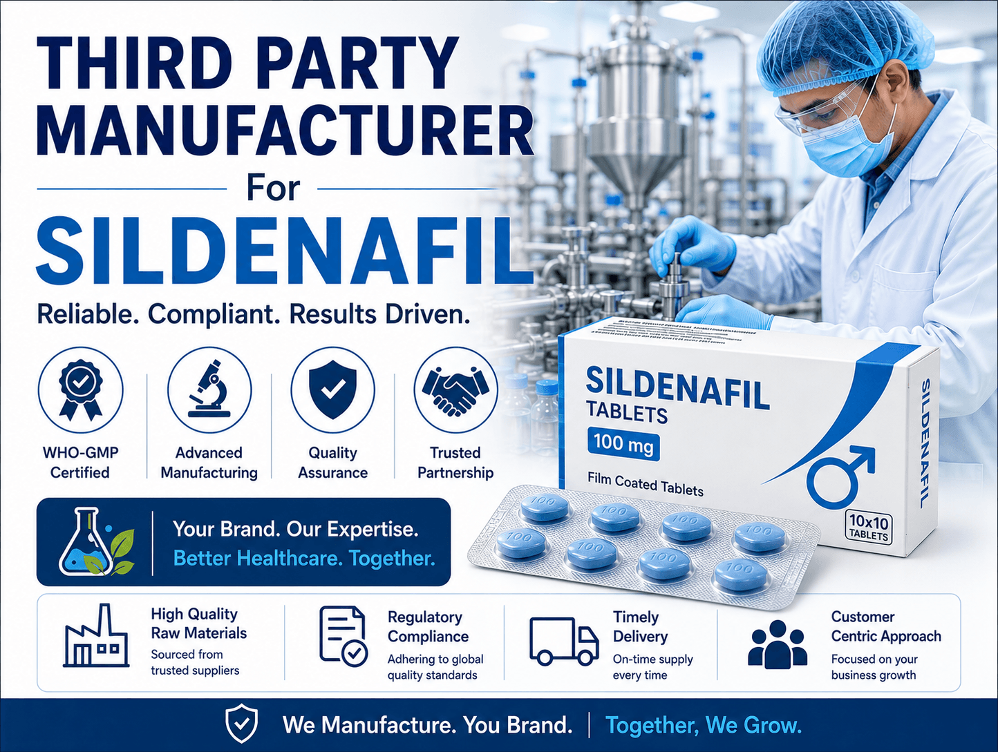 Third Party Manufacturer For Sildenafil