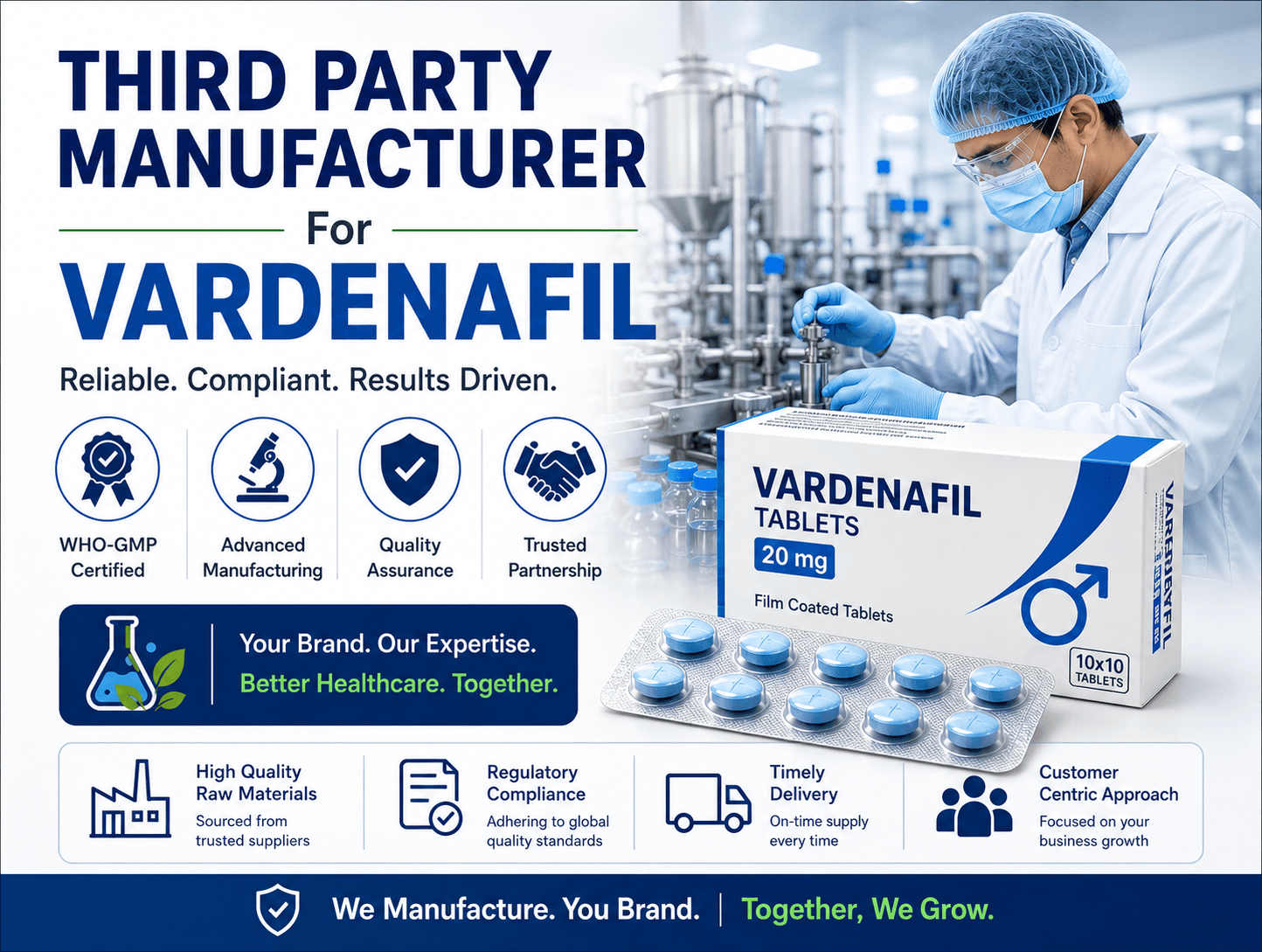 Third Party Manufacturer For Vardenafil